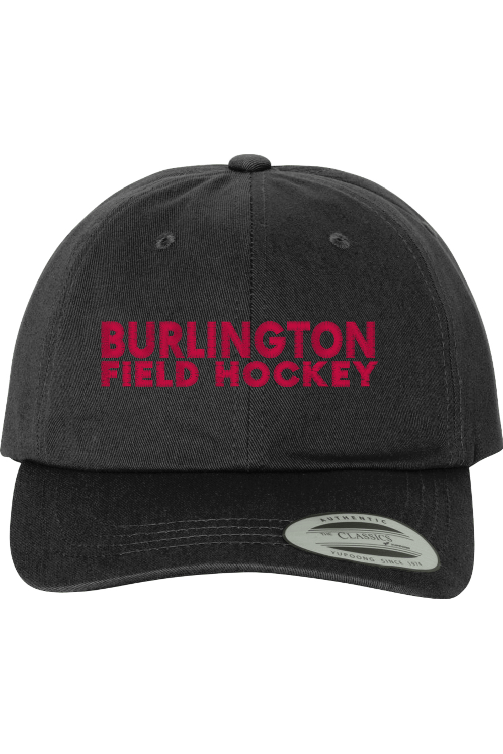 Burlington Field Hockey Embroidered Dad Hat Signature Lacrosse