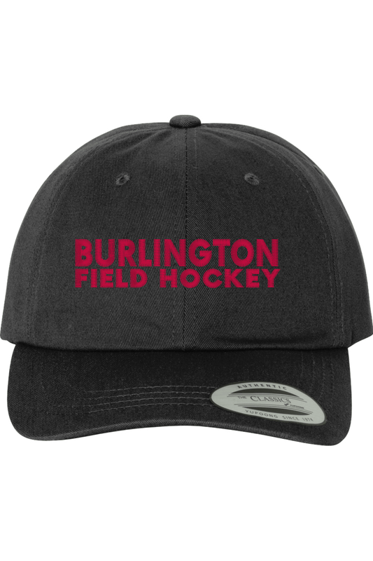 Burlington Field Hockey Embroidered Dad Hat Signature Lacrosse
