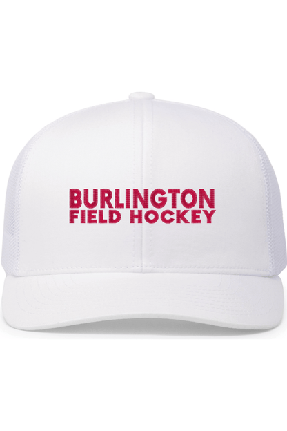 Burlington Field Hockey Embroidered Trucker Hat Signature Lacrosse