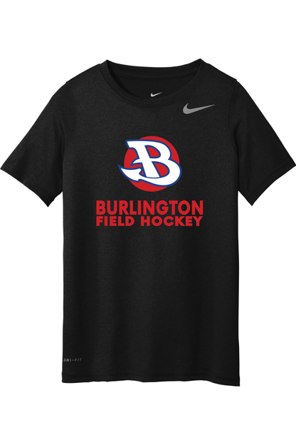 Burlington Field Hockey Nike Youth Team Legend Tee Signature Lacrosse