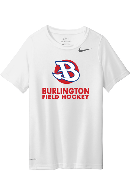 Burlington Field Hockey Nike Youth Team Legend Tee Signature Lacrosse