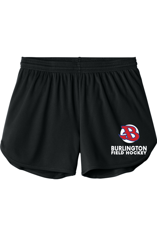 Burlington Field Hockey Sport-Tek Women's Club 3" Track Short Signature Lacrosse