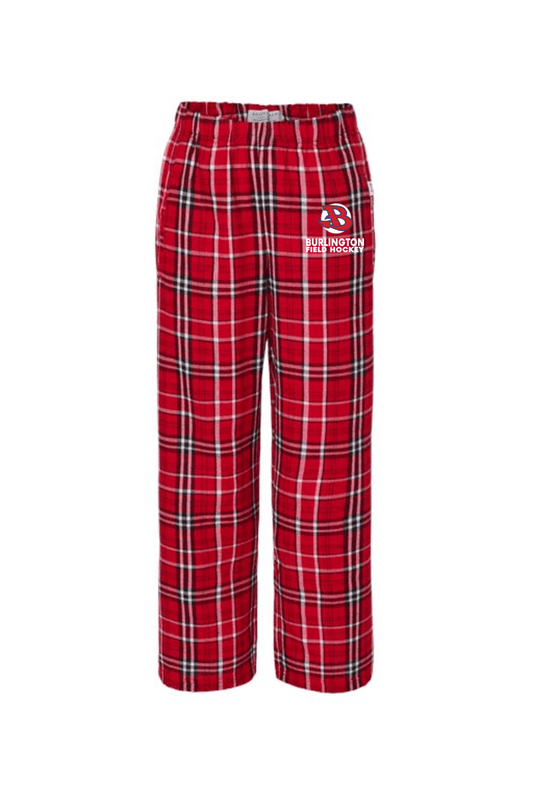 Burlington Field Hockey Youth Flannel Pants Signature Lacrosse