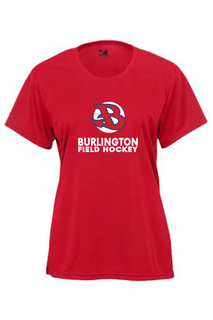 Burlington Field Hockey Youth Girl's Athletic T-Shirt Signature Lacrosse