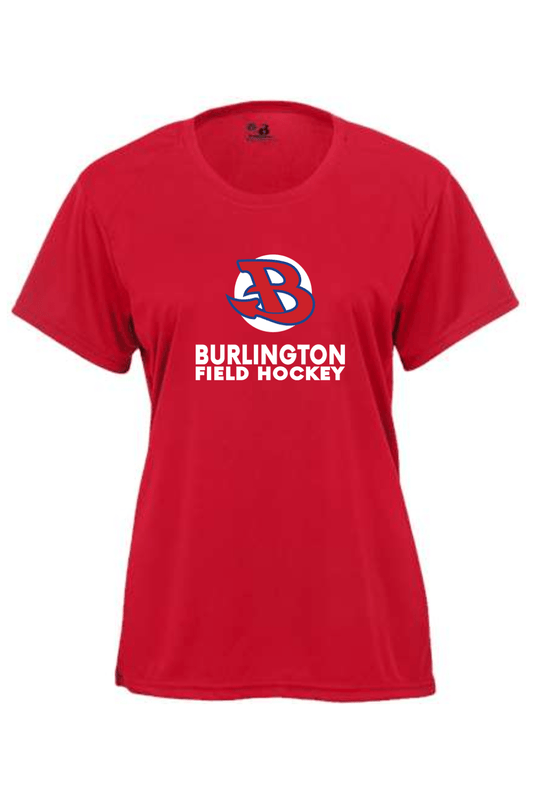Burlington Field Hockey Youth Girl's Athletic T-Shirt Signature Lacrosse