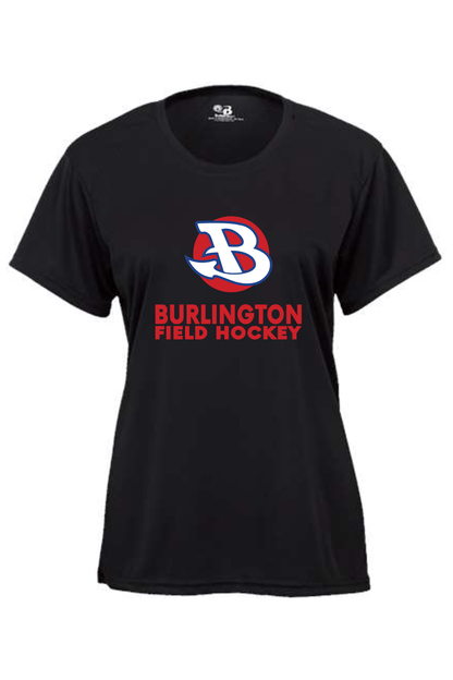 Burlington Field Hockey Youth Girl's Athletic T-Shirt Signature Lacrosse