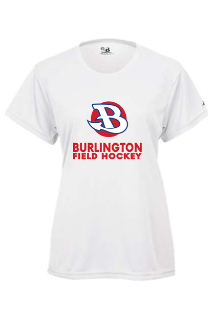 Burlington Field Hockey Youth Girl's Athletic T-Shirt Signature Lacrosse