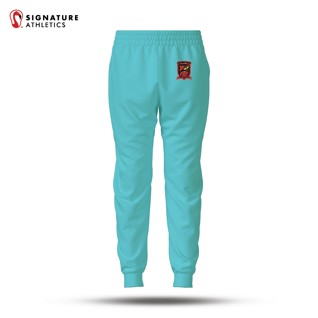 Burlington Predators Men's Carribean Blue Lightweight Dye Sub Joggers Signature Lacrosse