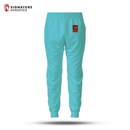 Burlington Predators Men's Carribean Blue Lightweight Dye Sub Joggers Signature Lacrosse