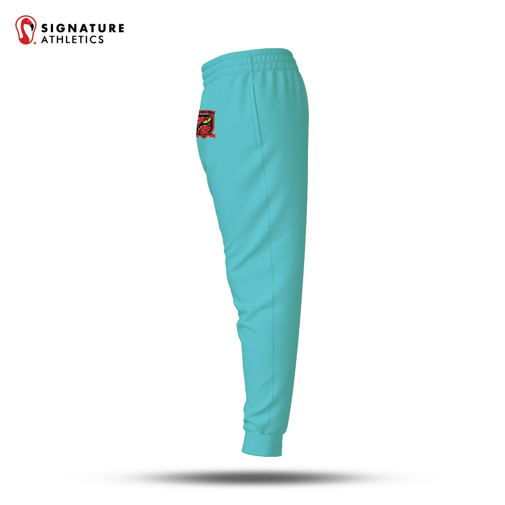 Burlington Predators Men's Carribean Blue Lightweight Dye Sub Joggers Signature Lacrosse