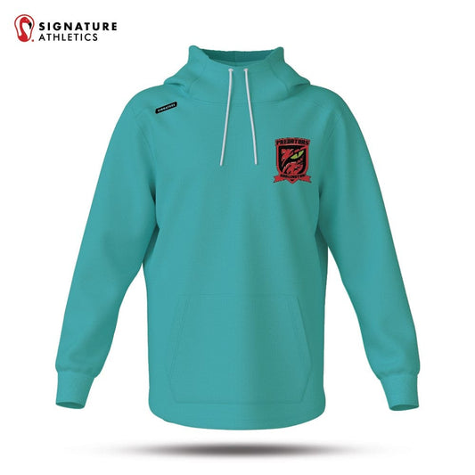 Burlington Predators Men's Carribean Blue Pro Dye Sub Scuba Hoodie: Burlington Predators Travel Signature Lacrosse