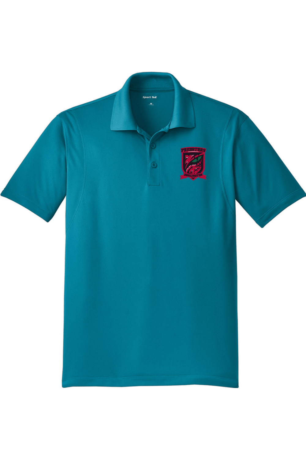 Burlington Predators SC Adult Embroidered Athletic Polo Signature Lacrosse