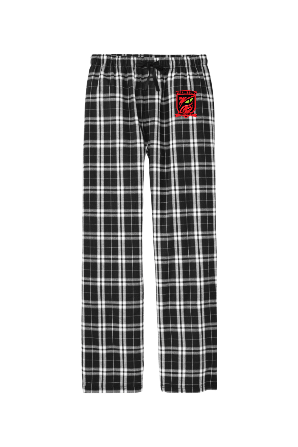 Burlington Predators SC Adult Men's Flannel Plaid Pants Signature Lacrosse
