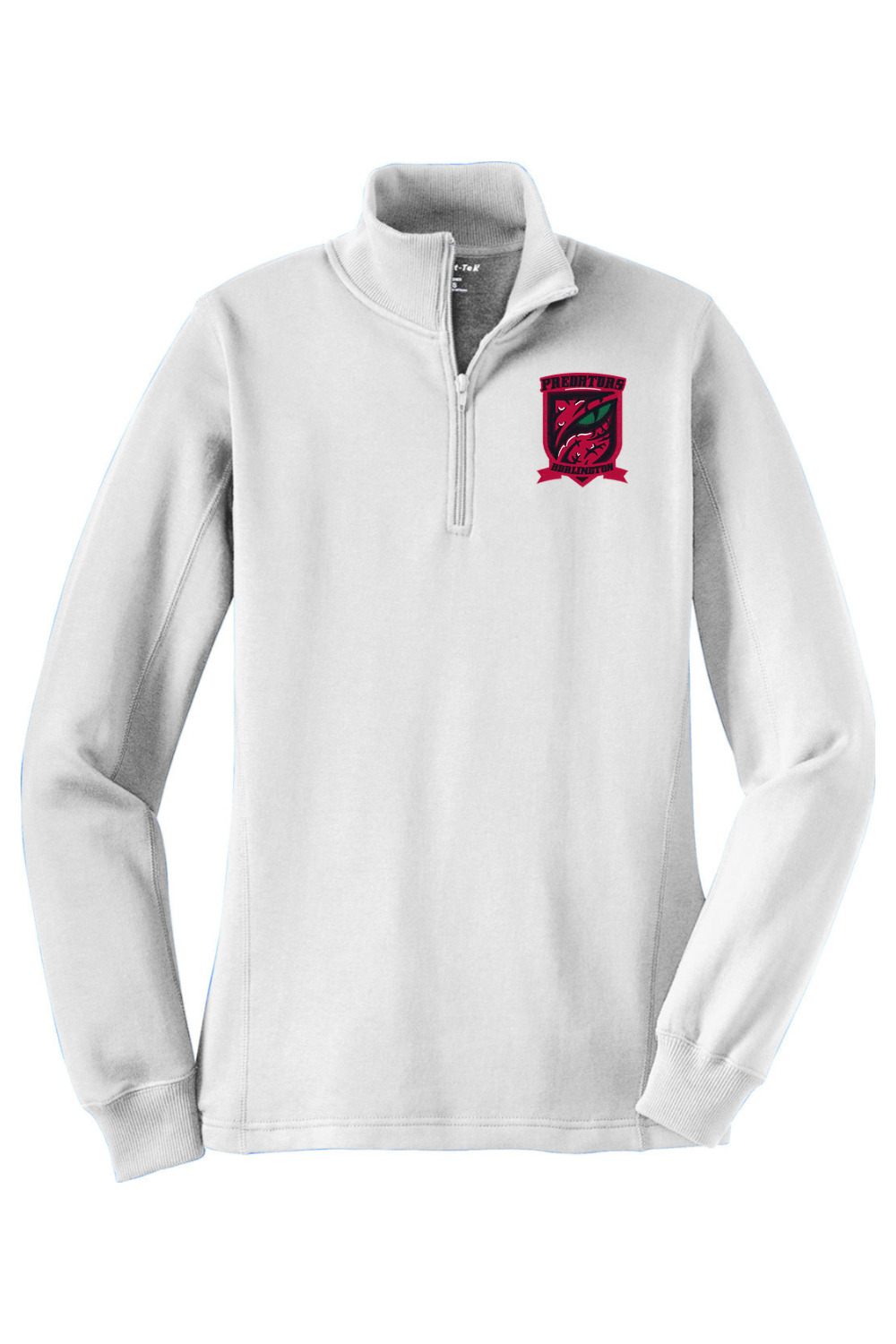 Burlington Predators SC Adult Women's Embroidered Quarter-Zip Pullover Signature Lacrosse