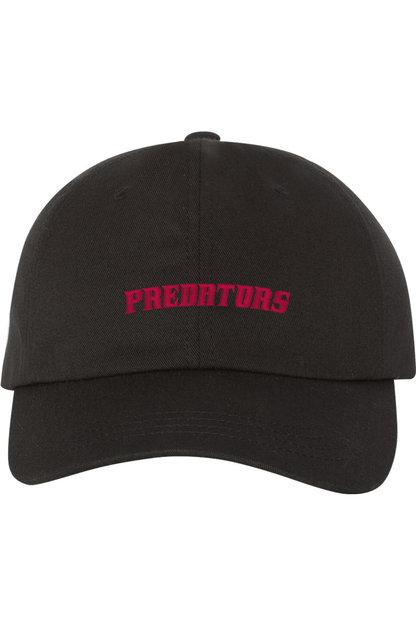 Burlington Predators SC Embroidered Dad Hat Signature Lacrosse
