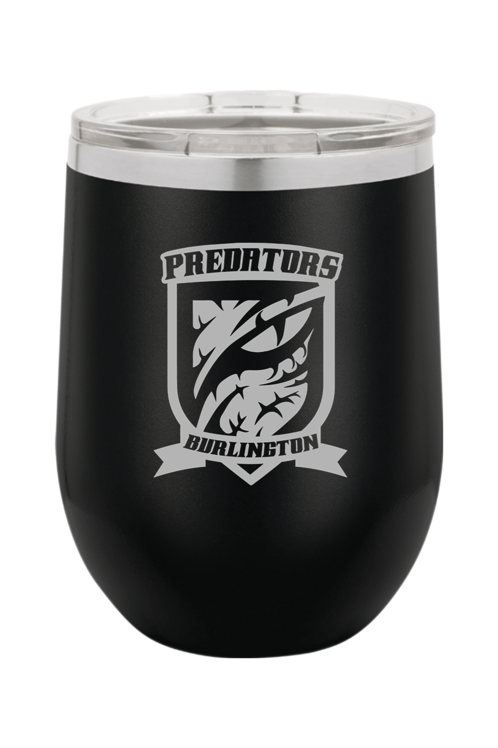 Burlington Predators SC Insulated Wine Tumbler Signature Lacrosse
