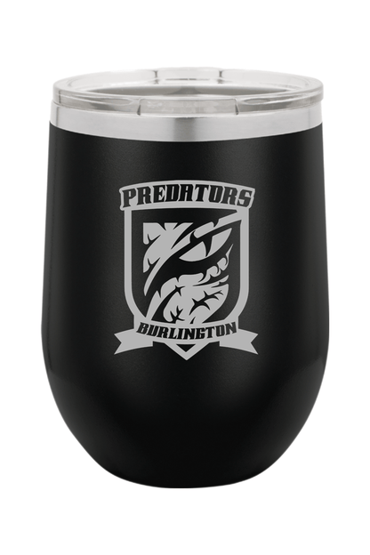 Burlington Predators SC Insulated Wine Tumbler Signature Lacrosse