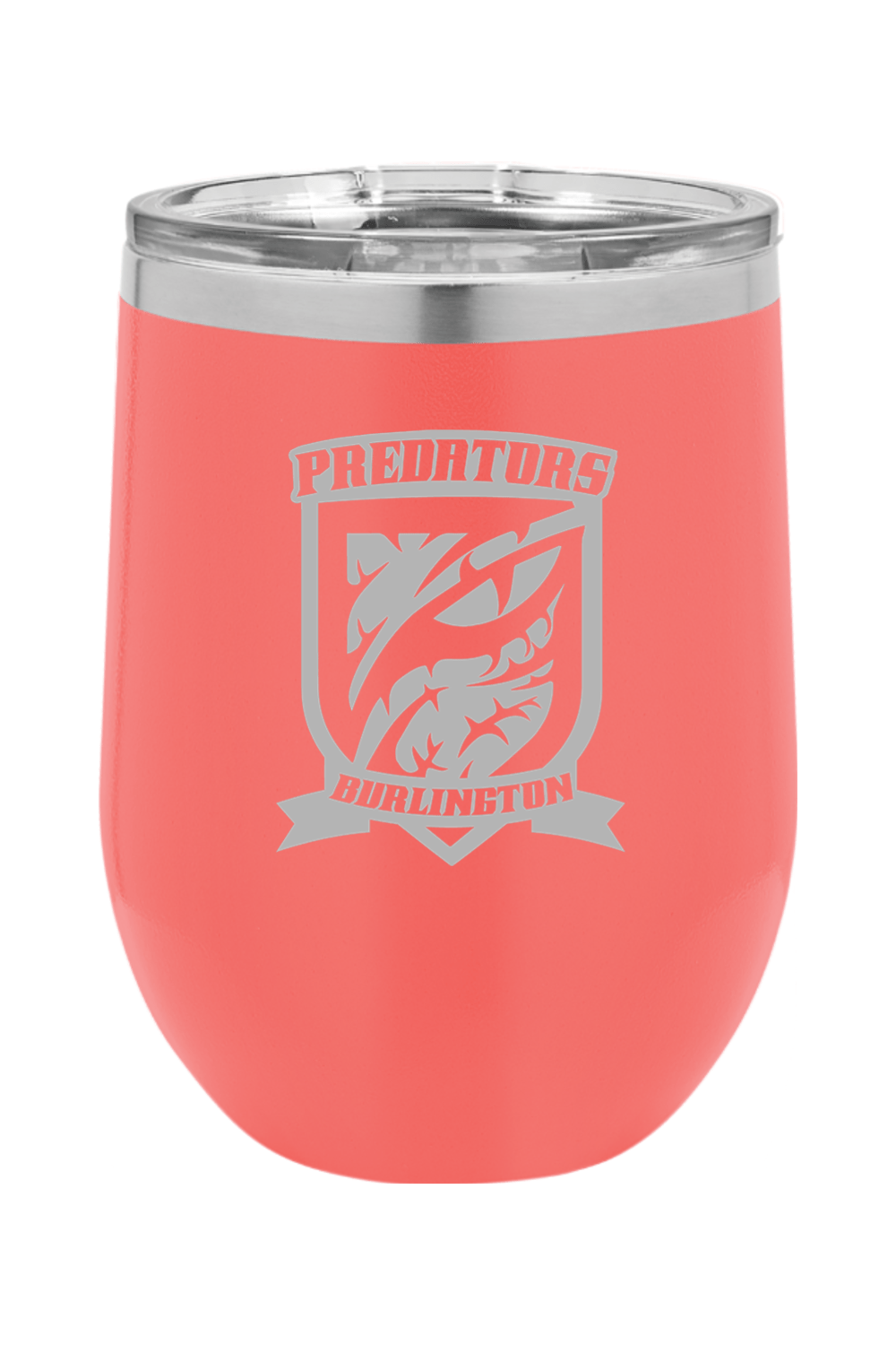 Burlington Predators SC Insulated Wine Tumbler Signature Lacrosse