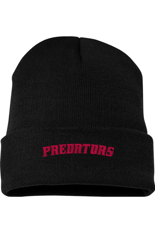 Burlington Predators Soccer Club Yupoong Classics Cuffed Beanie Signature Lacrosse