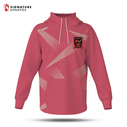 Burlington Predators Women's Coral Dye Sub Scuba Hoodie Signature Lacrosse