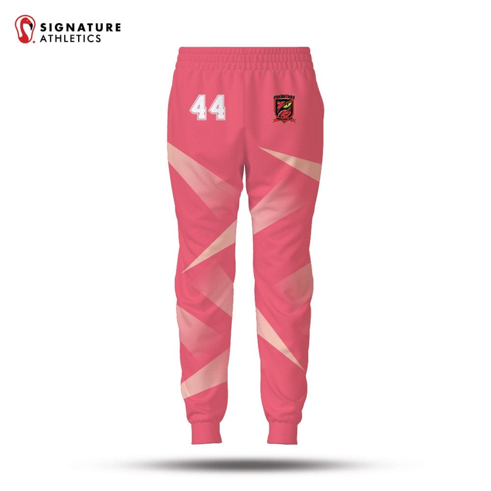 Burlington Predators Women's Coral Lightweight Dye Sub Joggers: Burlington Predators Travel Signature Lacrosse