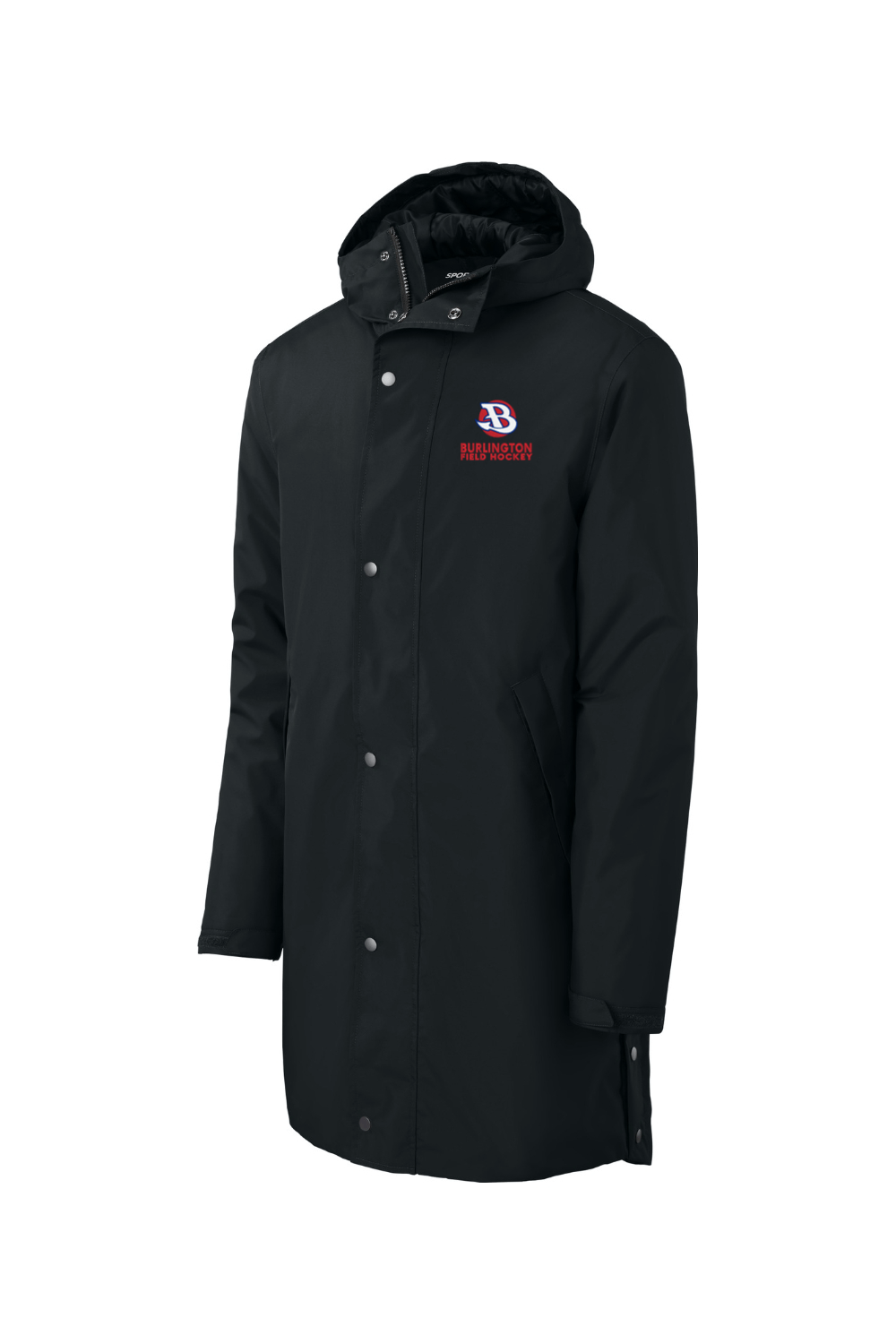 Burlington Youth Field Hockey Sport-Tek Waterproof Insulated Sideline Parka Signature Lacrosse