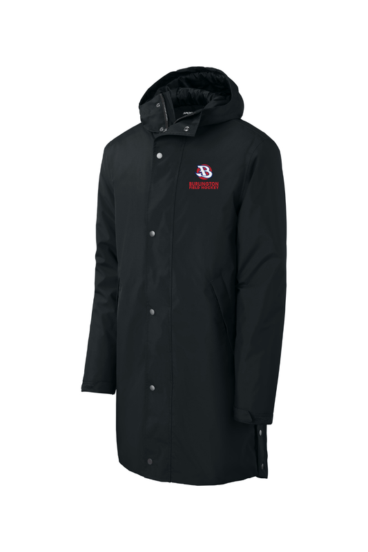 Burlington Youth Field Hockey Sport-Tek Waterproof Insulated Sideline Parka Signature Lacrosse