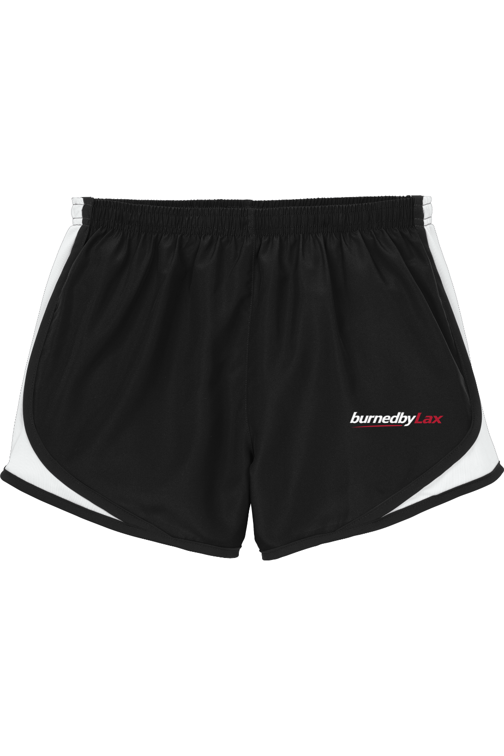 BurnedbyLax Adult Athletic Women's Shorts Signature Lacrosse