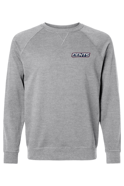 BurnedbyLax Adult Heavyweight Raglan Long Sleeve Signature Lacrosse