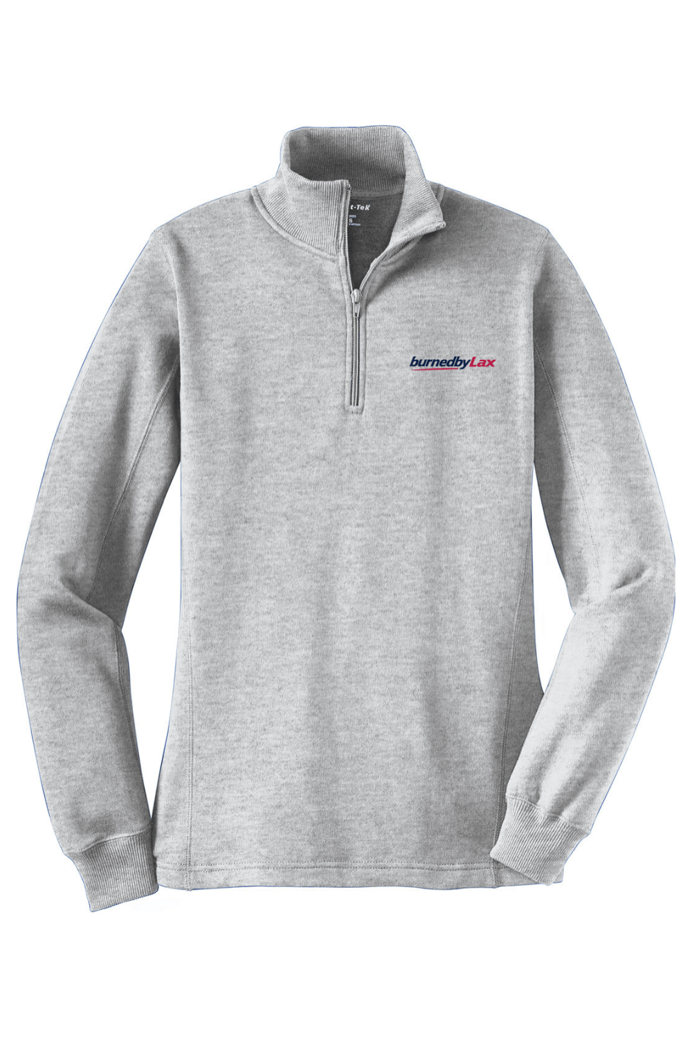 BurnedbyLax Adult Women's Embroidered Quarter-Zip Pullover Signature Lacrosse