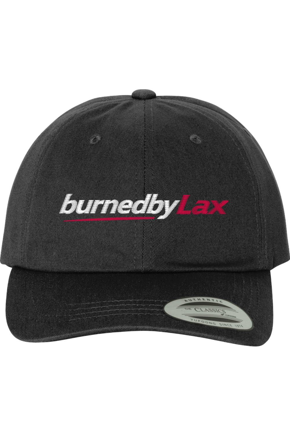 BurnedbyLax Embroidered Dad Hat Signature Lacrosse