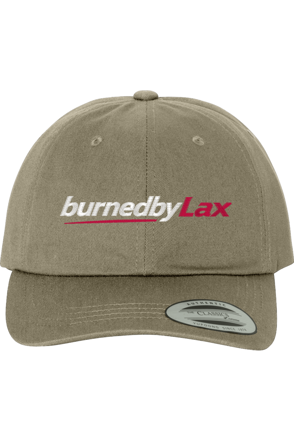 BurnedbyLax Embroidered Dad Hat Signature Lacrosse