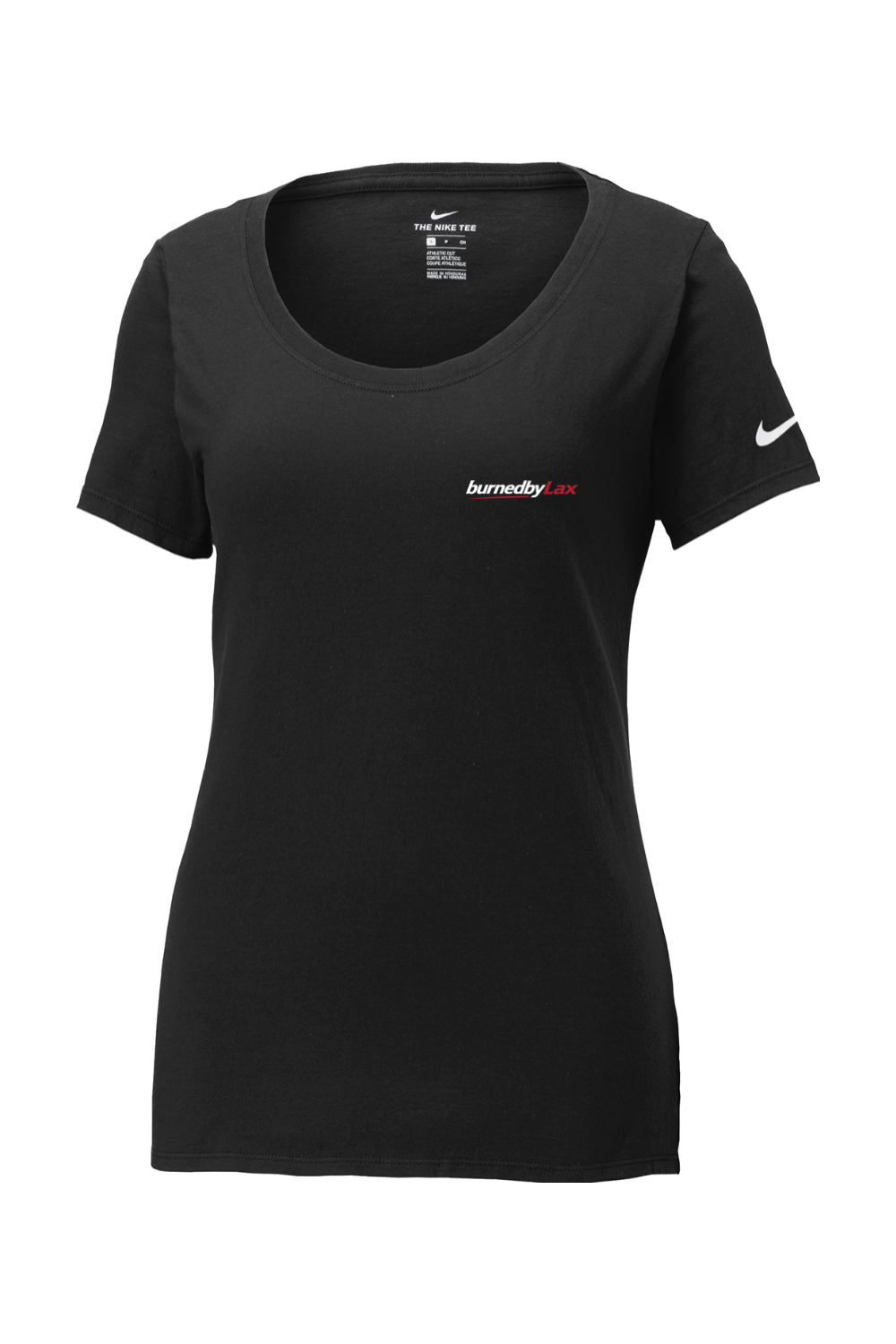 BurnedbyLax Nike Core Cotton Scoop Neck Tee Signature Lacrosse