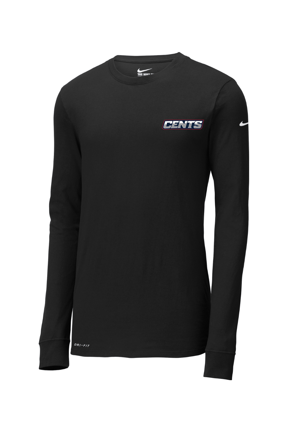 BurnedbyLax Nike Dri-FIT Cotton/Poly Long Sleeve Tee Signature Lacrosse