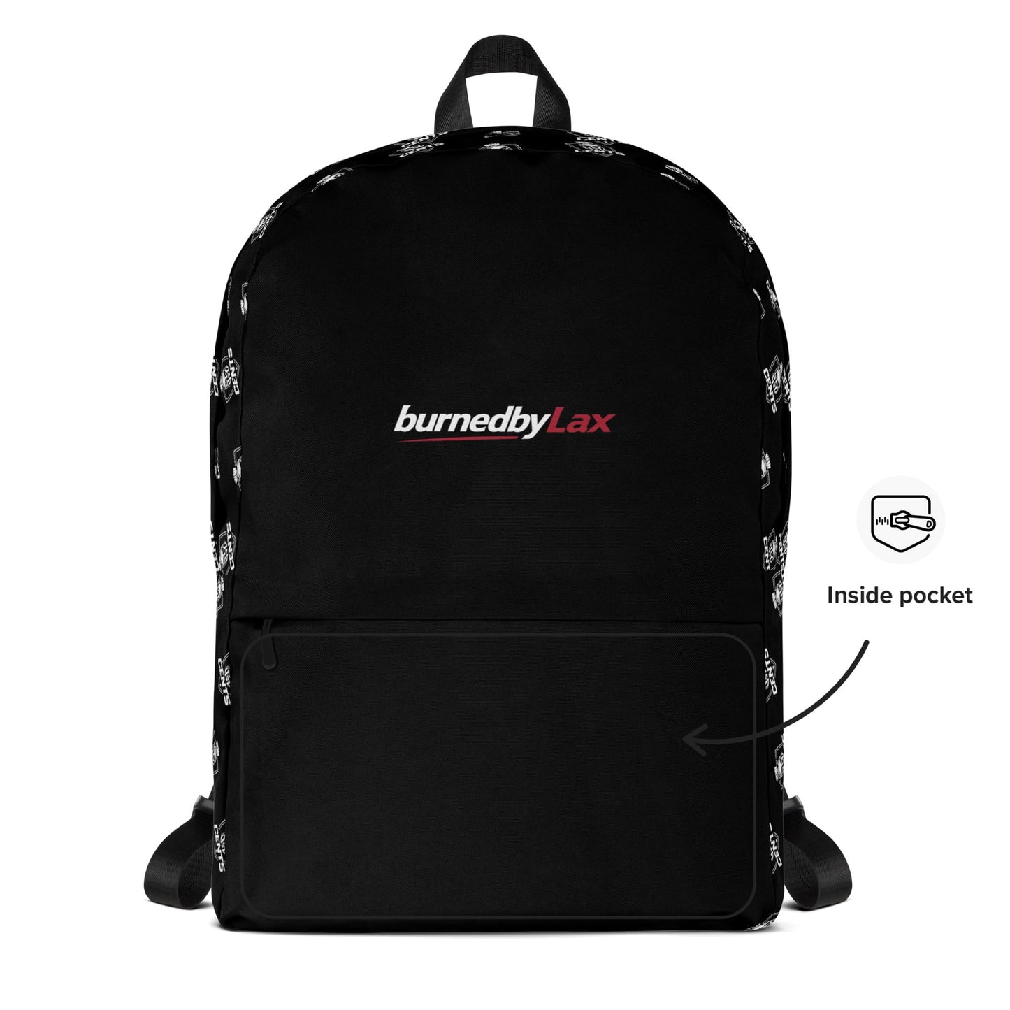 BurnedbyLax Travel Backpack Signature Lacrosse