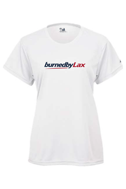 BurnedbyLax Youth Girl's Athletic T-Shirt Signature Lacrosse