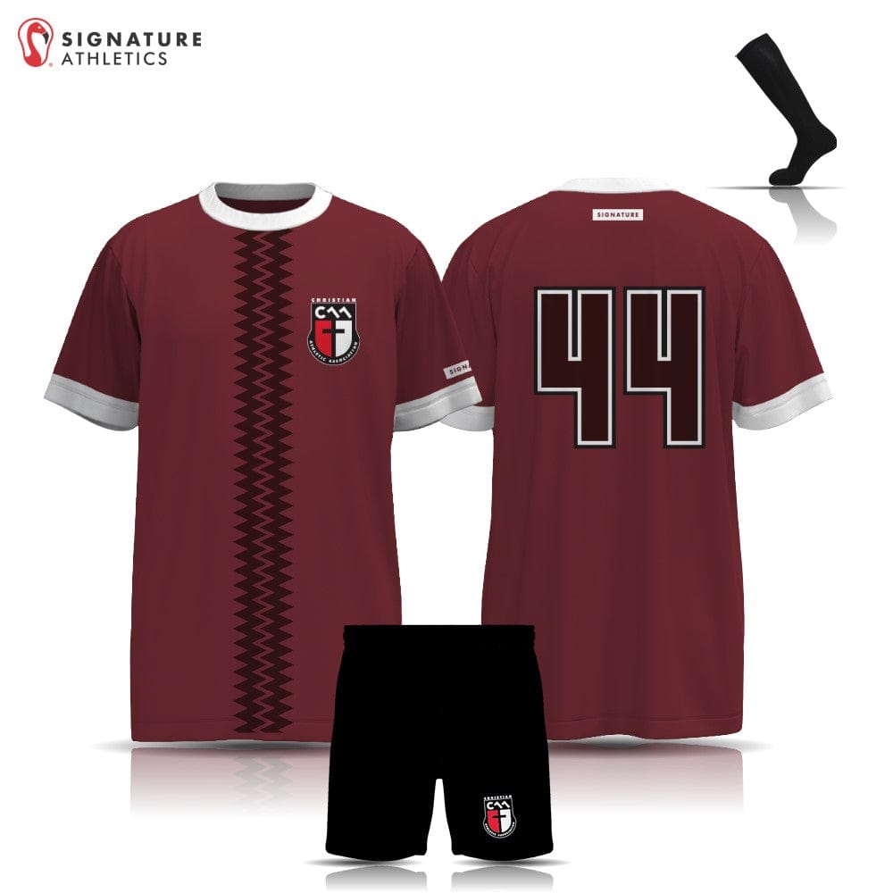 CAA Men's 3 Piece Player Package Qatar: QATAR Signature Lacrosse