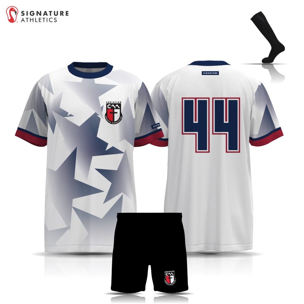 CAA Men's 3 Piece Player Package USA: USA Signature Lacrosse