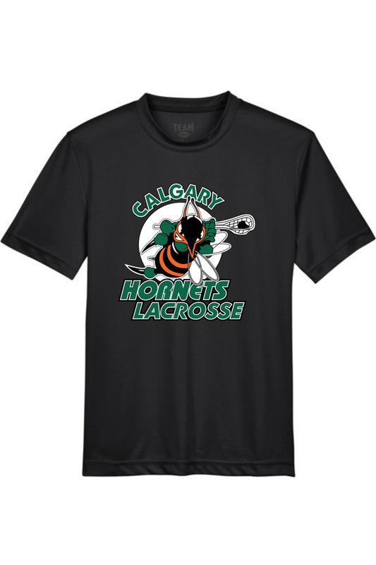 Calgary Hornets Youth Athletic T-Shirt Signature Lacrosse