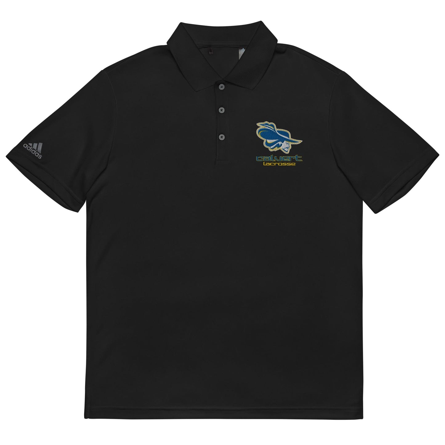 Calvert High School Adult Adidas Performance Polo Signature Lacrosse