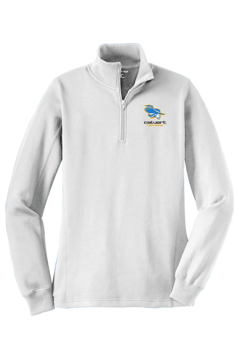 Calvert HS Adult Women's Embroidered Quarter-Zip Pullover Signature Lacrosse