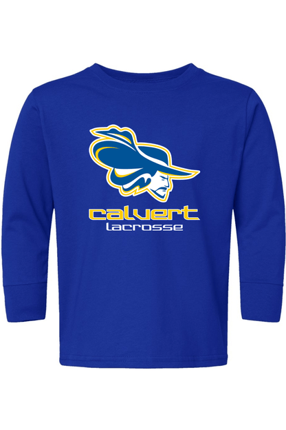 Calvert HS Toddler Long Sleeve T-Shirt Signature Lacrosse