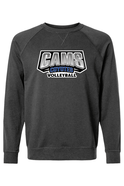 CAMS Volleyball Adult Heavyweight Raglan Long Sleeve Signature Lacrosse