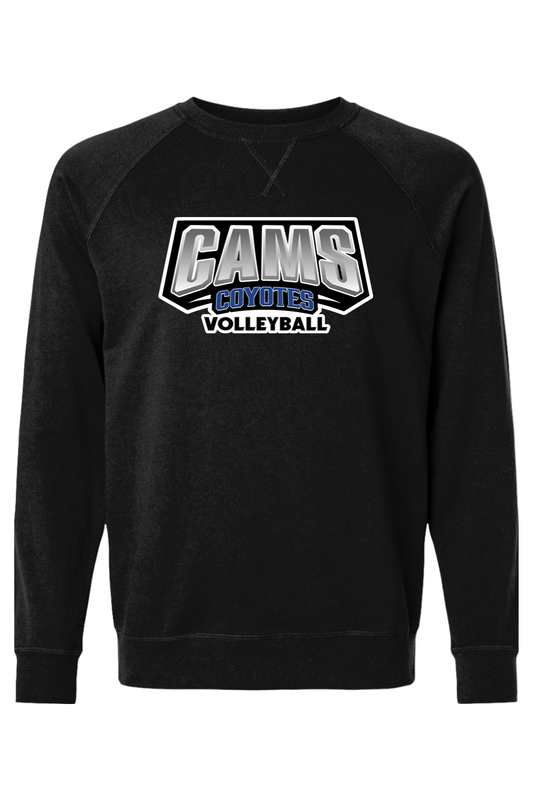 CAMS Volleyball Adult Heavyweight Raglan Long Sleeve Signature Lacrosse