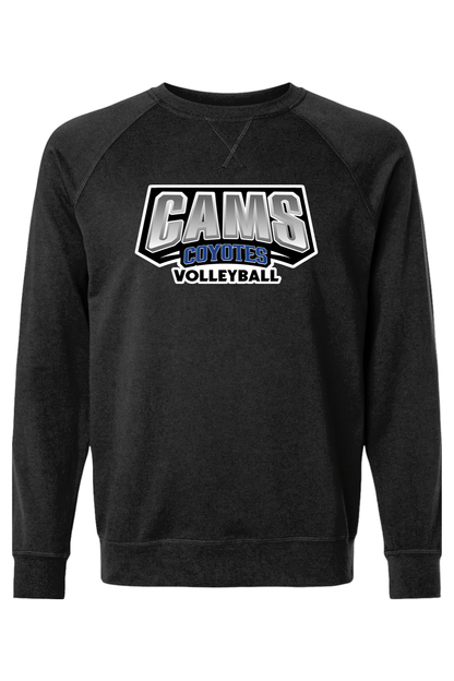 CAMS Volleyball Adult Heavyweight Raglan Long Sleeve Signature Lacrosse
