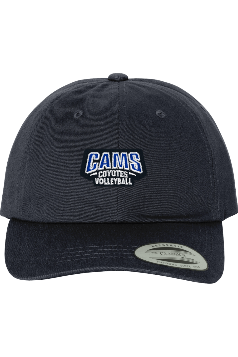 Cams Volleyball Embroidered Dad Hat Signature Lacrosse