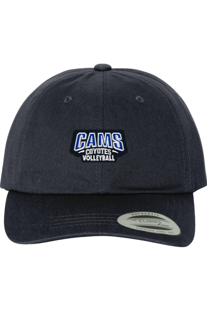Cams Volleyball Embroidered Dad Hat Signature Lacrosse
