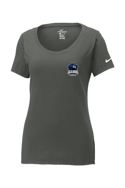 Cams Volleyball Nike Core Cotton Scoop Neck Tee Signature Lacrosse