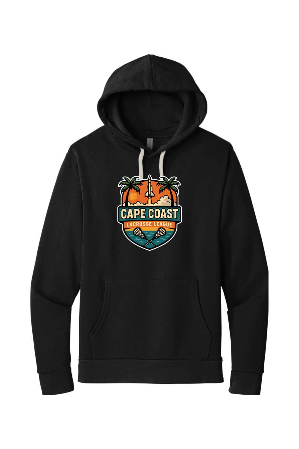 Cape Coast Lacrosse Adult Premium Lightweight Hoodie Signature Lacrosse