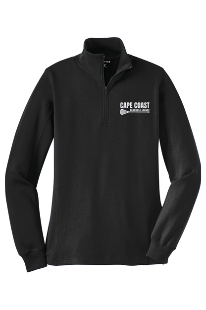 Cape Coast Lacrosse Adult Women's Embroidered Quarter-Zip Pullover Signature Lacrosse